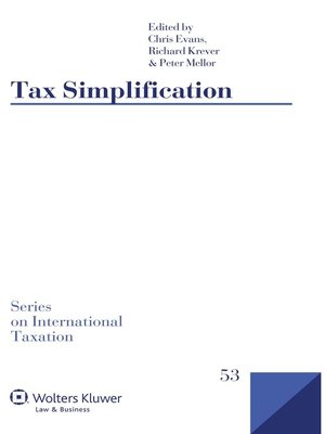 cover image of Tax Simplification